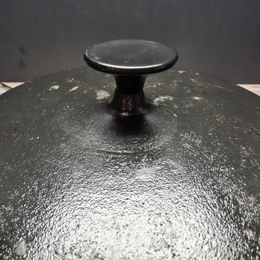 Kirby & Allen Cast Iron Chicken Fryer - #10 Deep Skillet - W/Matching Lid